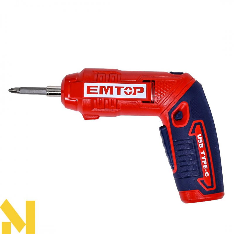 Викрутка акумуляторна EMTOP ECSR0408