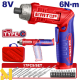 Викрутка акумуляторна EMTOP ECSR0803