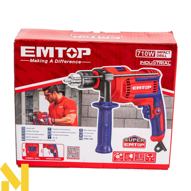 Дриль ударний EMTOP EMDL0716