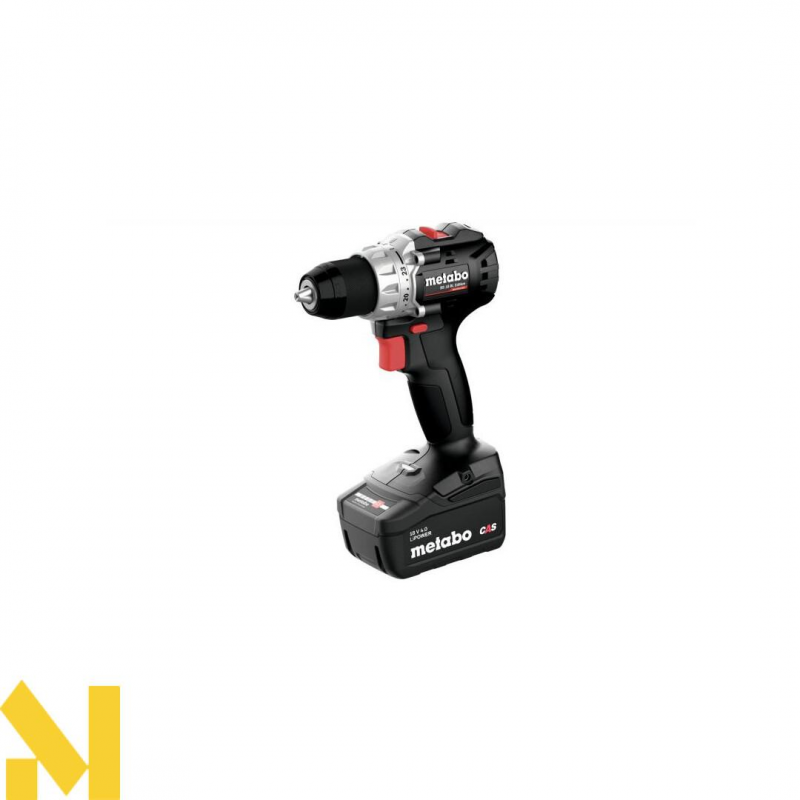 Набір інструментів акумуляторних Metabo BS 18 BL Edition, W 18 L BL 9-125, KH 18 LTX 24, рулетка 5 м, сумка, 2 акб Li-Power 18V 4 Ah, з/п SC 36