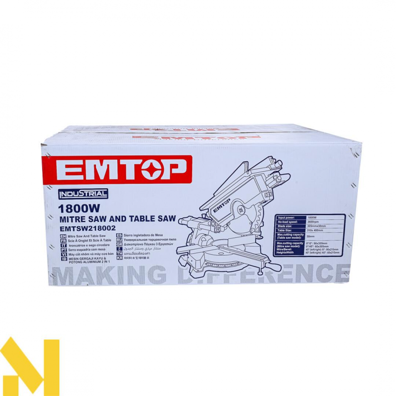 Пила торцювальна EMTOP EMTSW218002
