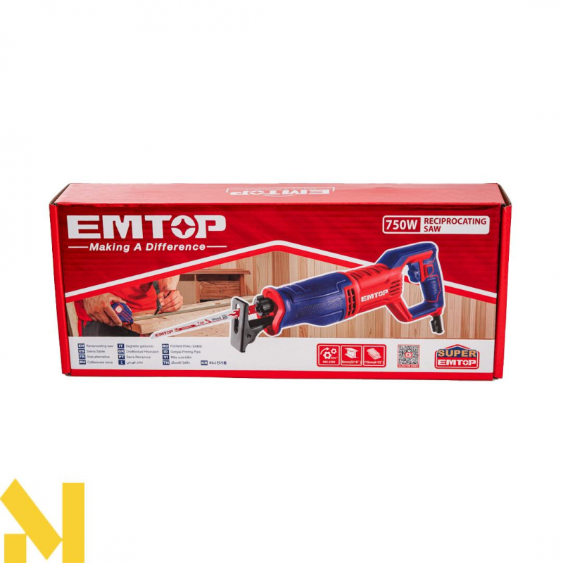 Пила шабельна EMTOP ERSW7501