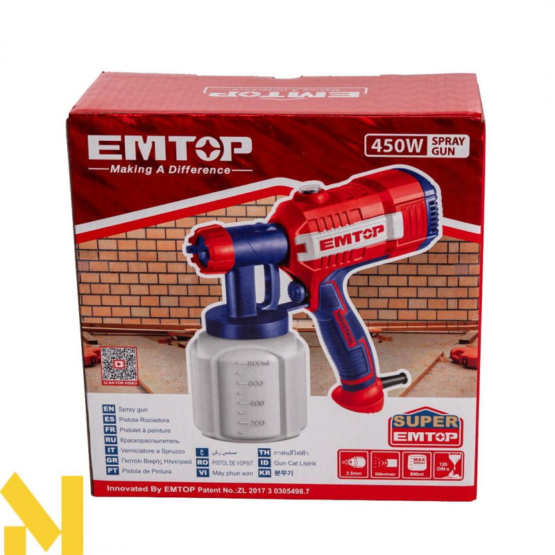 Фарбопульт електричний EMTOP ESGN35001
